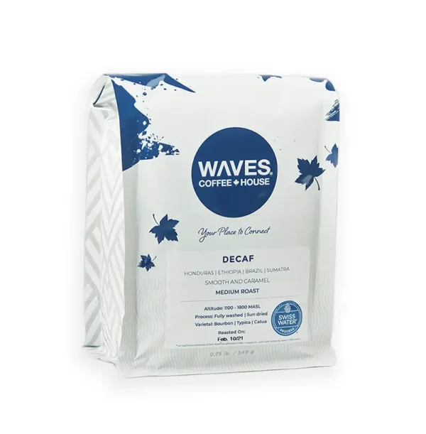 Waves Coffee Deacf-Swiss-Water